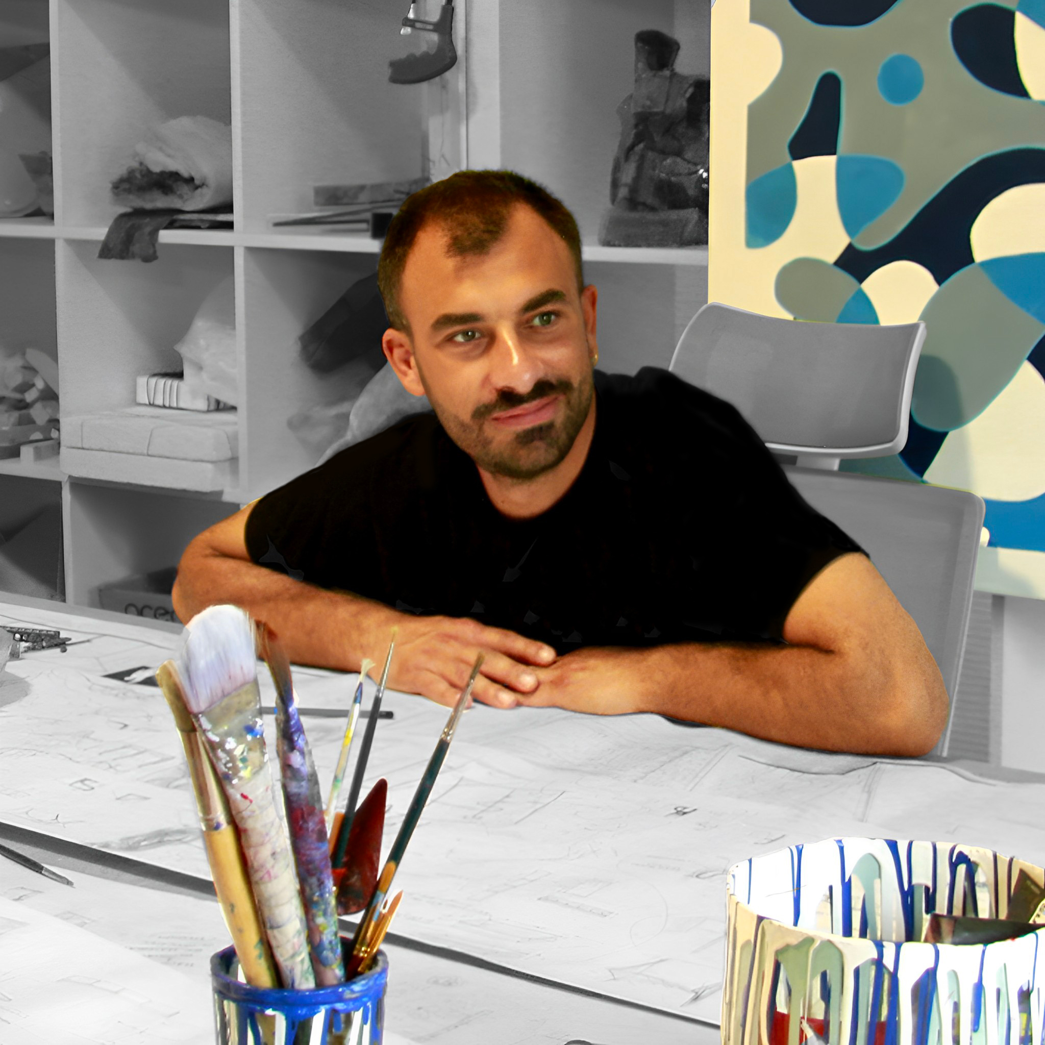 Portrait de Flavio Borrelli - Architecte DPLG et Artiste Visuel